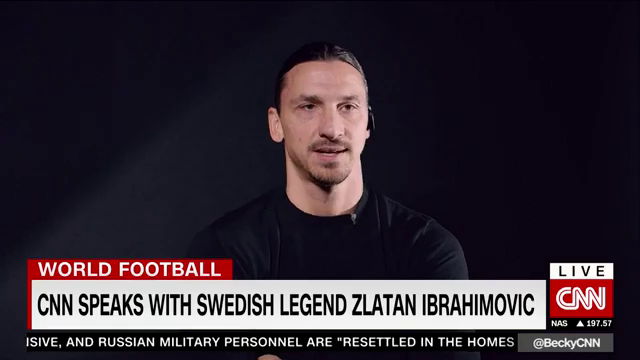 Zlatan Ibrahimović’s interview with CNN’s Becky Anderson